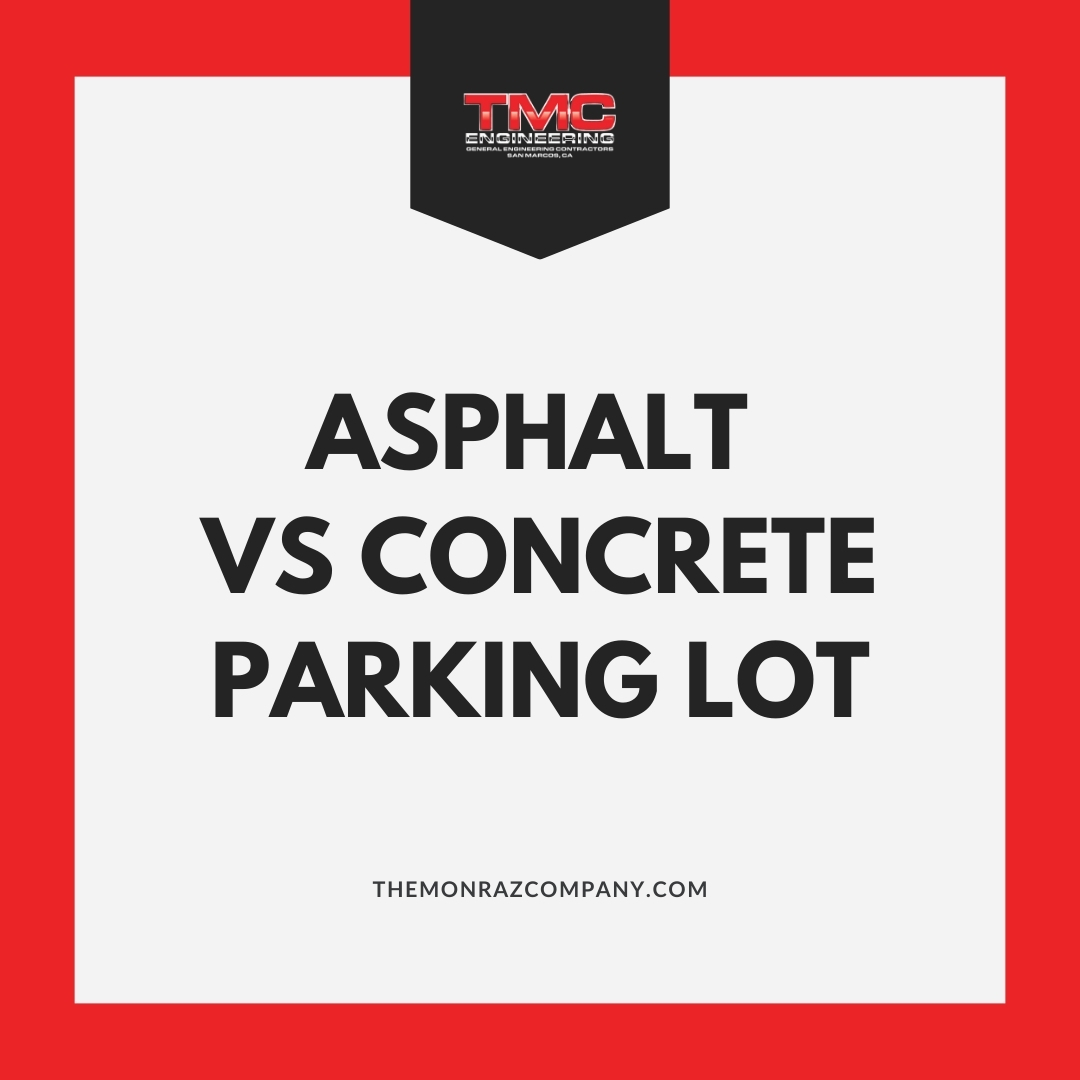 Asphalt vs Concrete Parking Lot