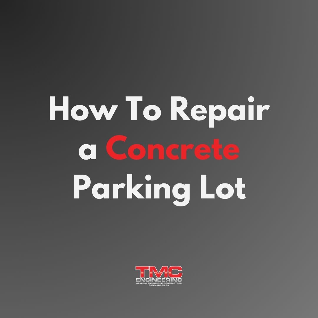 How To Repair a Concrete Parking Lot