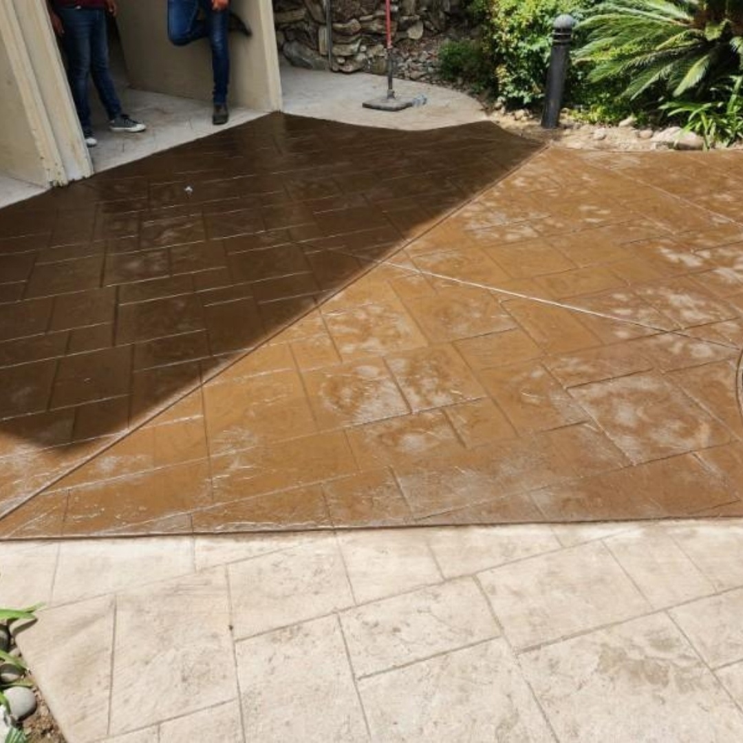Featured image for “Stamped Concrete Paint: Updating Decorative Concrete Surfaces with Paint”
