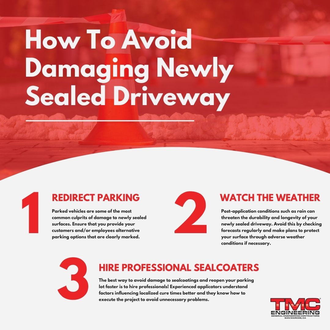 How To Avoid Damaging Newly Sealed Driveway