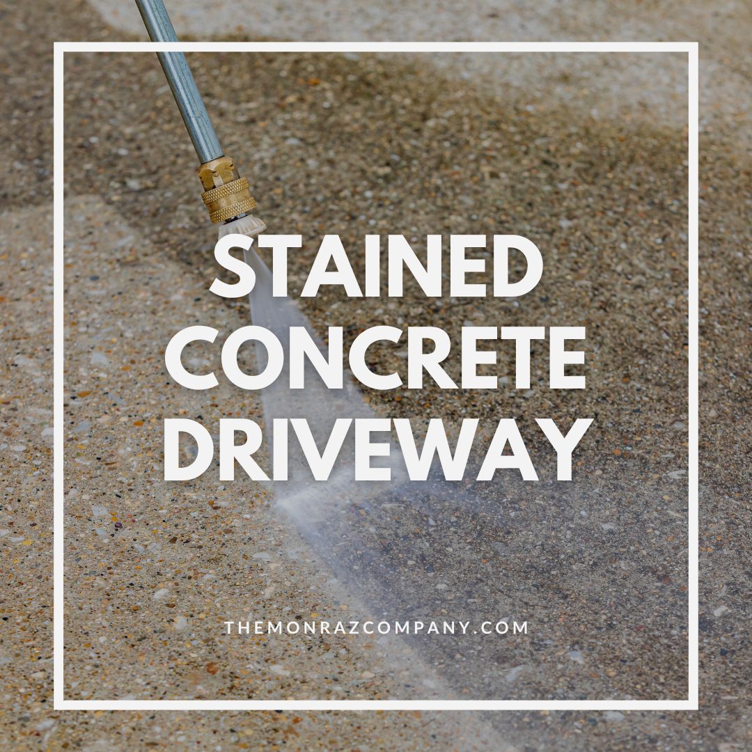 Stained Concrete Driveway