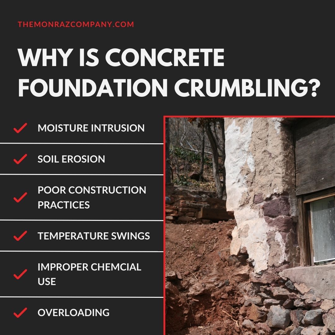 why is concrete foundation crumbling