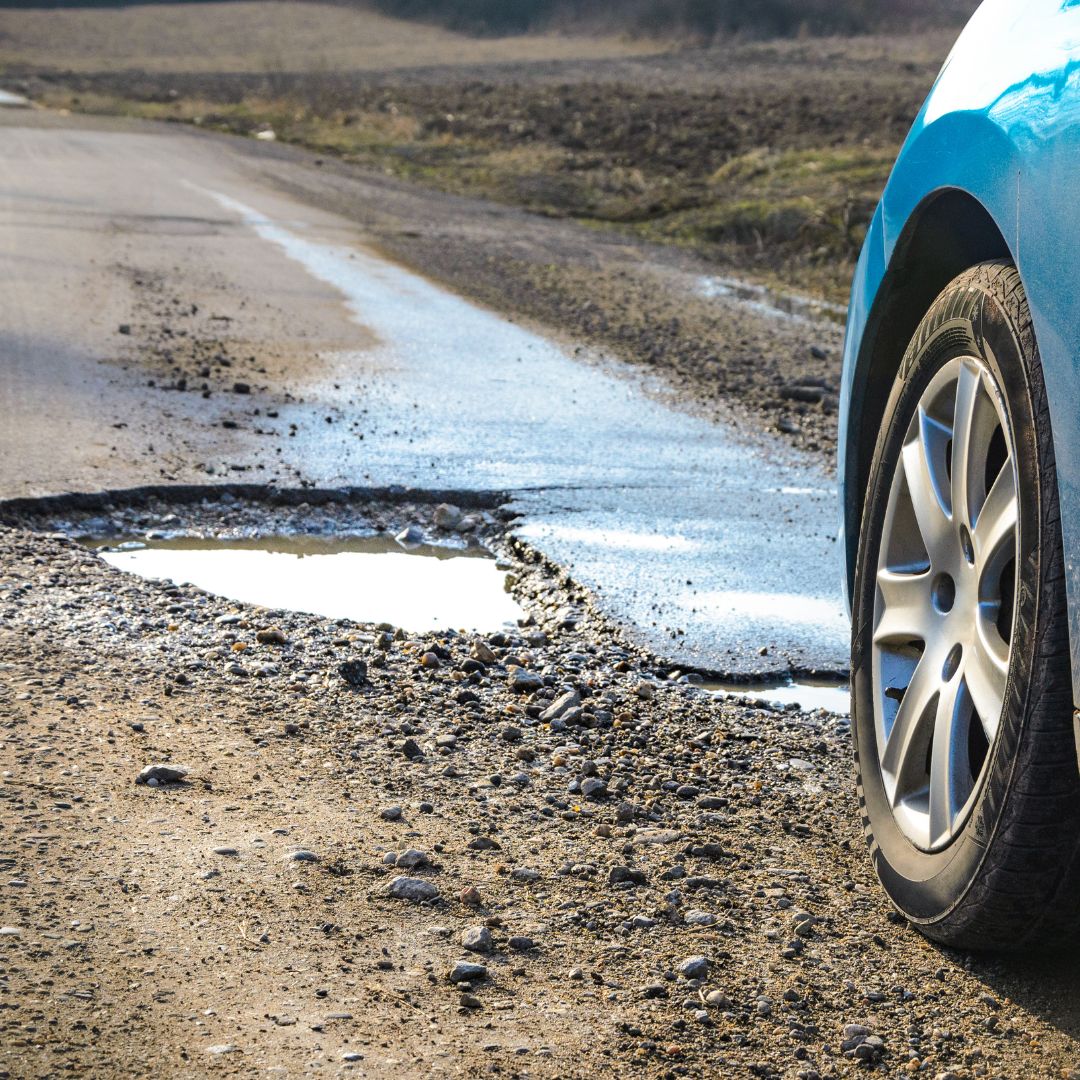 why is it important ,to look out for potholes