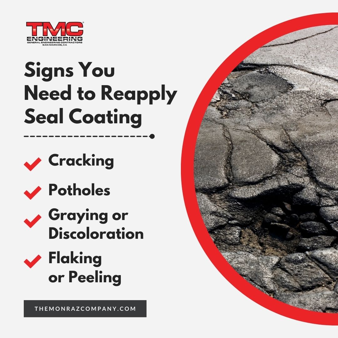 signs you need to reapply seal coating