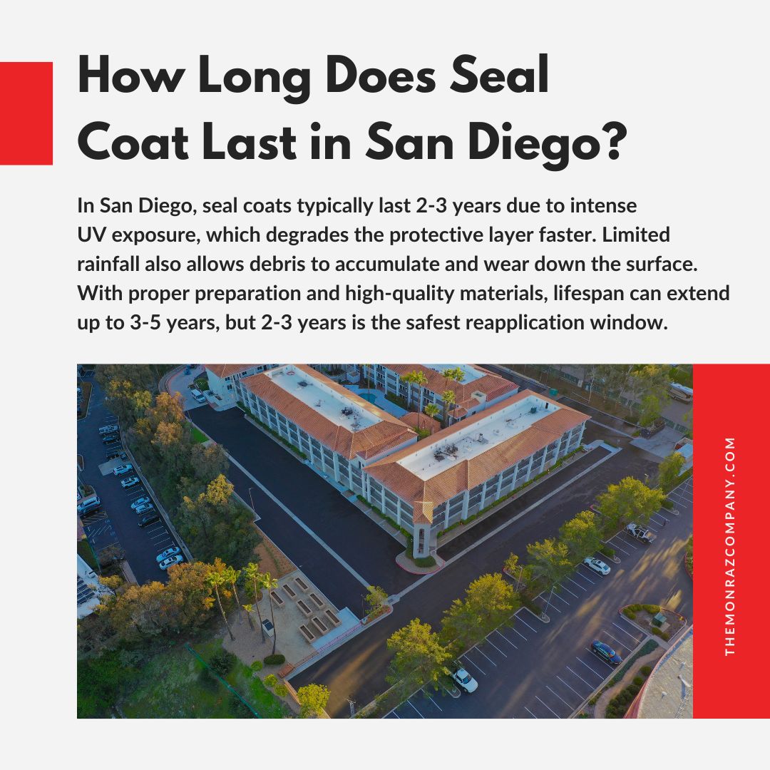 How Long Does Seal Coat Last in San Diego? Maintaining Your Asphalt Driveway