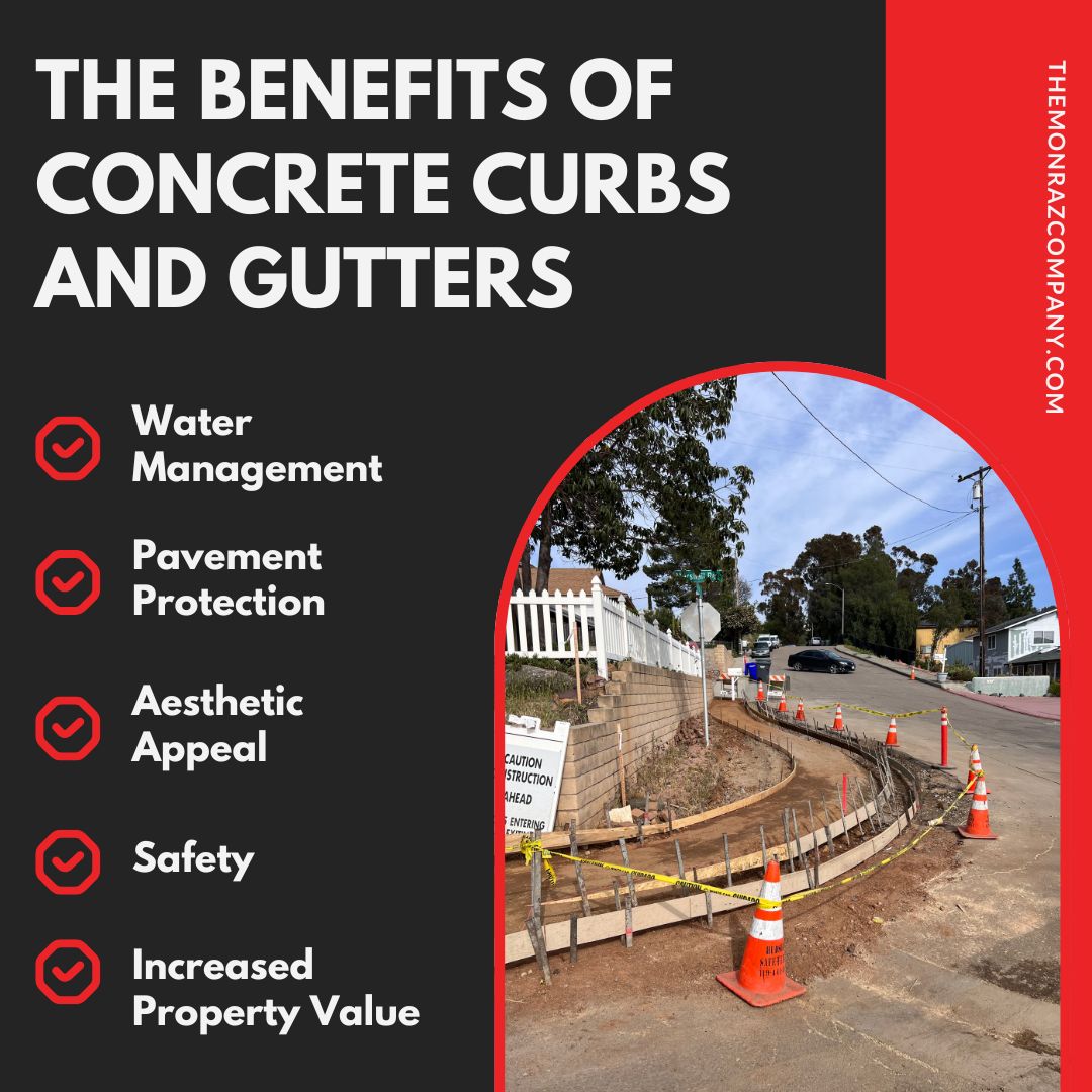 The Benefits of Concrete Curbs and Gutters