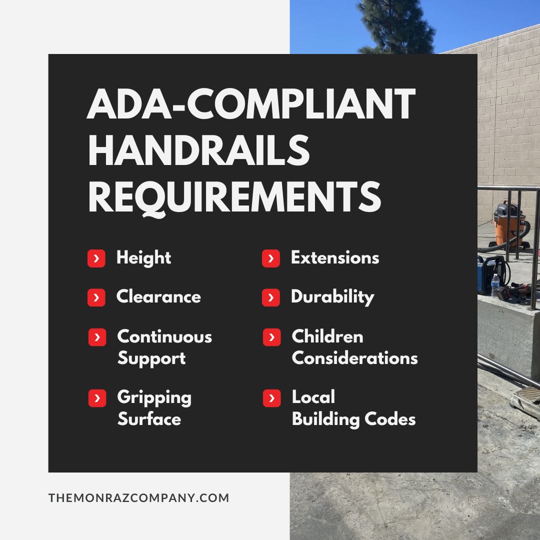 ADA-Compliant Handrails requirements